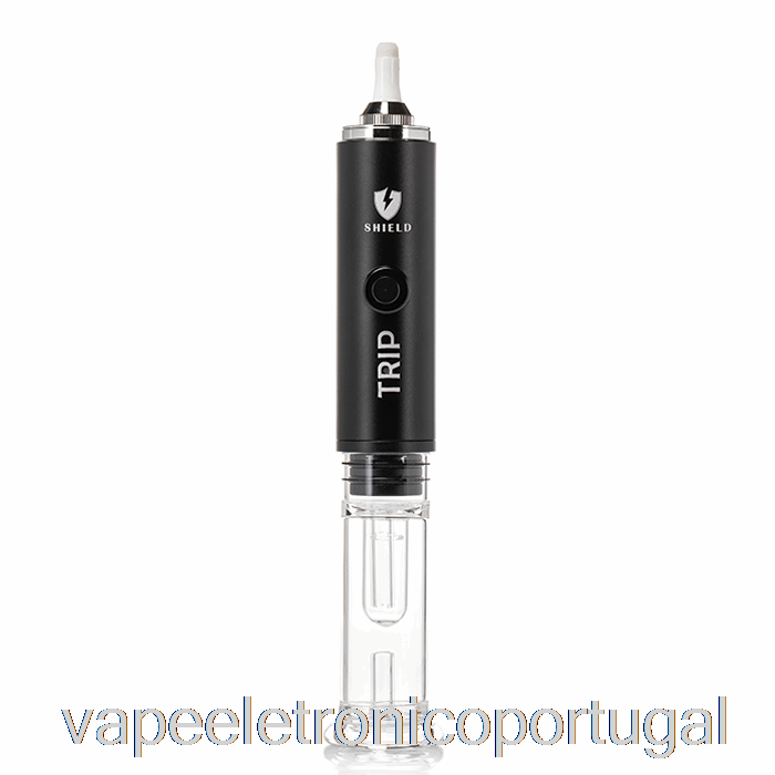 Vape Eletronico Shield Trip Kit Vaporizador Portátil Preto